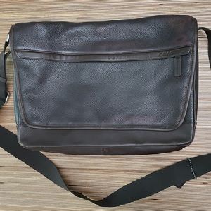 Coach Leather Messenger Laptop Bag